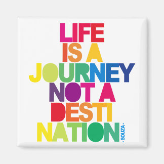 Das Leben ist eine Reise Magnet