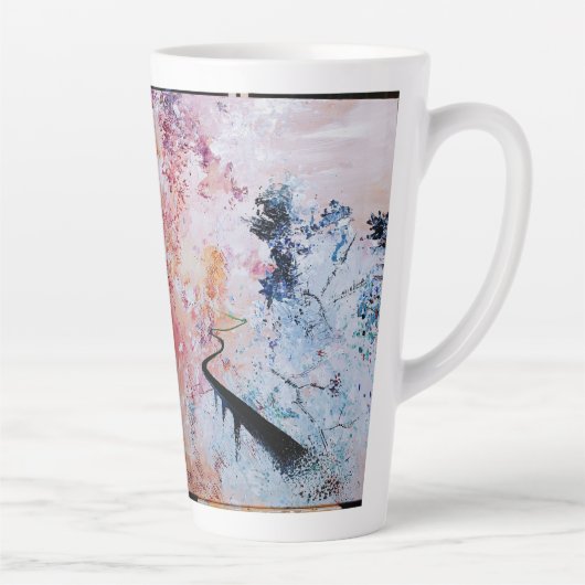 Das Leben ist eine Reise Milchtasse (Rechts)