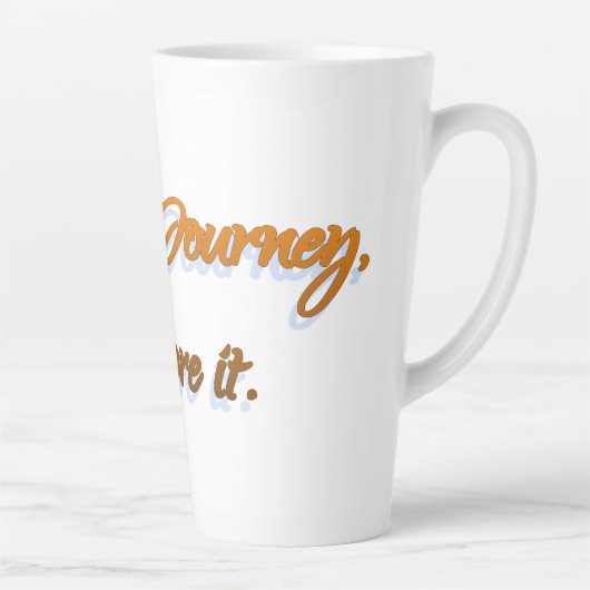 Das Leben ist eine Reise Milchtasse (Rechts)