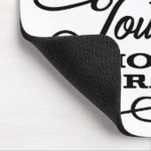 Das Leben ist eine Reise Mousepad (Ecke)