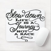 Das Leben ist eine Reise Mousepad (Mit Mouse)