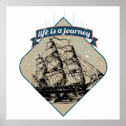 Das Leben ist eine Reise Poster (Vorne)