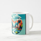 Das Leben ist eine Reise-Tasse Kaffeetasse (VorderseiteRechts)