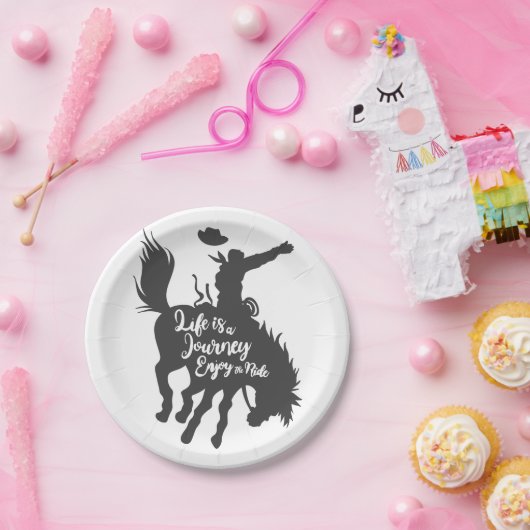 Das Leben ist eine Reise zu genießen - Wählen Sie Pappteller (Party)