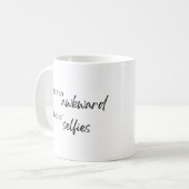 Das Leben ist eine rücksichtslose Kette von Selbst Kaffeetasse (Vorderseite Links)