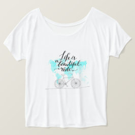 Das Leben ist eine schöne blaue Reise T-Shirt