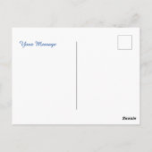 Das Leben ist eine schöne Fahrt mit dem Fahrrad! Postkarte (Rückseite)