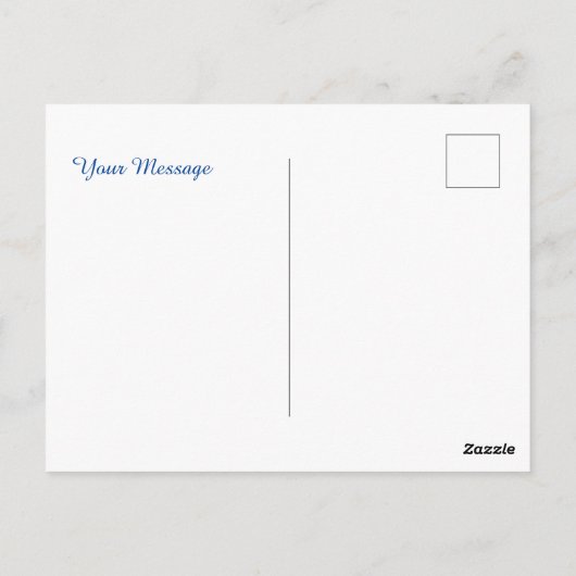 Das Leben ist eine schöne Fahrt mit dem Fahrrad! Postkarte (Rückseite)