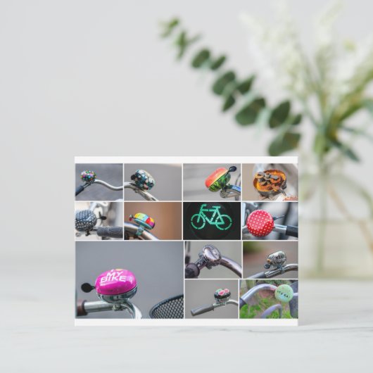 Das Leben ist eine schöne Fahrt mit dem Fahrrad! Postkarte (Stehend Vorderseite)