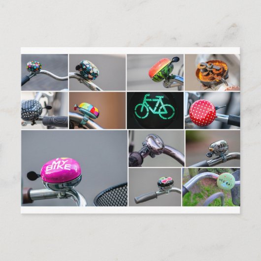 Das Leben ist eine schöne Fahrt mit dem Fahrrad! Postkarte (Vorderseite)