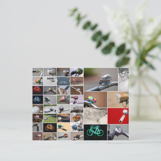 Das Leben ist eine schöne Fahrt mit dem Fahrrad! Postkarte (Stehend Vorderseite)