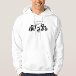 Das Leben ist eine schöne Fahrt mit dir, Personali Hoodie