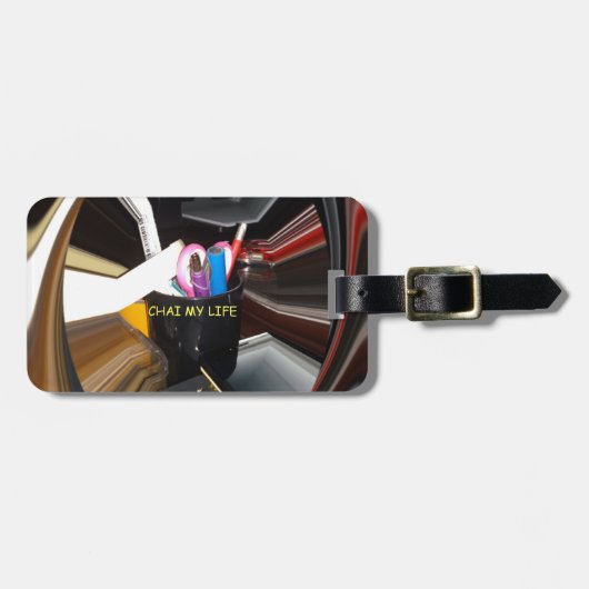 Das Leben ist eine schöne Inspirierte Heimat Gepäckanhänger (Vorderseite horizontal)