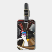 Das Leben ist eine schöne Inspirierte Heimat Gepäckanhänger (Vorderseite vertikal)