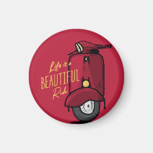 Das Leben ist eine schöne Reise Magnet