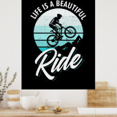 Das Leben ist eine schöne Reise Poster (Küche)