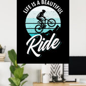 Das Leben ist eine schöne Reise Poster (Heimbüro)