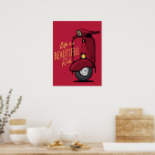 "Das Leben ist eine schöne Reise " Poster (Küche)