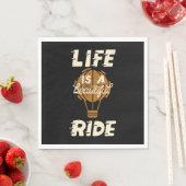 Das Leben ist eine schöne Reise Serviette (Beispiel)