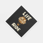 Das Leben ist eine schöne Reise Serviette (Ecke)