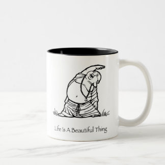 Das Leben ist eine schöne Zweifarbige Tasse