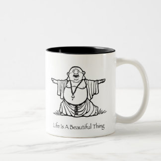 Das Leben ist eine schöne Zweifarbige Tasse