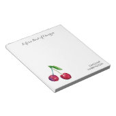 Das Leben ist eine Schüssel Kirschen Niedlich Roma Notizblock (angewinkelt)