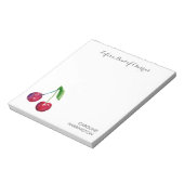 Das Leben ist eine Schüssel Kirschen Niedlich Roma Notizblock (Rotiert)