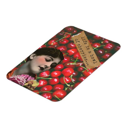 Das Leben ist eine Schüssel Kirschen veränderter K Magnet (Linke Seite)