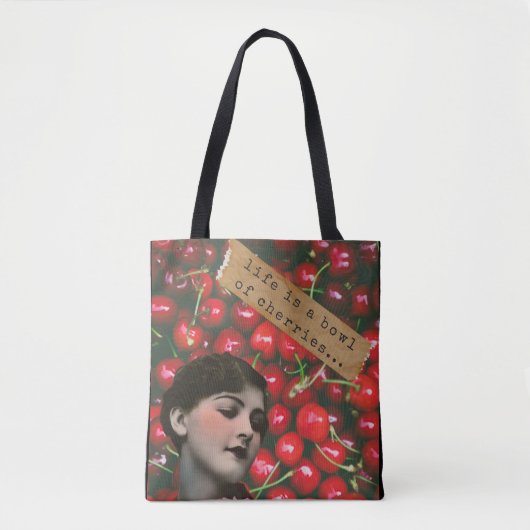 Das Leben ist eine Schüssel Kirschen veränderter K Tasche (Vorderseite)