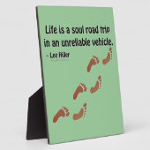 Das Leben ist eine Soul-Reise in einem unzuverläss Fotoplatte (Seite)