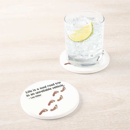 Das Leben ist eine Soul-Reise in einem unzuverläss Untersetzer (Seite)