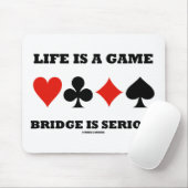 Das Leben ist eine Spielbrücke ist ernst (vier Car Mousepad (Mit Mouse)