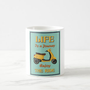 Das Leben ist eine Tasse für den Reisekaffee