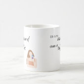 Das Leben ist eine unangenehme Kette selbstsüchtig Kaffeetasse (Mittel)