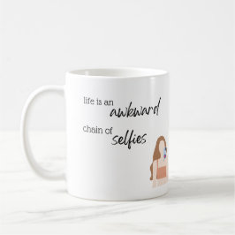 Das Leben ist eine unangenehme Kette selbstsüchtig Kaffeetasse