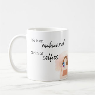 Das Leben ist eine unangenehme Kette selbstsüchtig Kaffeetasse