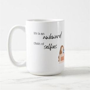 Das Leben ist eine unangenehme Kette selbstsüchtig Kaffeetasse