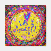 Das Leben ist eine wunderschöne schwindelerregende Magnet (Vorne)