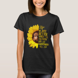 Das Leben ist einfach besser, wenn ich mit meiner  T-Shirt