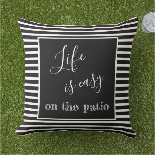 Das Leben ist einfach zu zitieren, benutzerdefinie Kissen