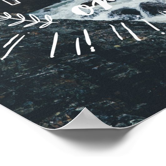 Das Leben ist entweder ein kühnes Abenteuer oder n Poster (Ecke)