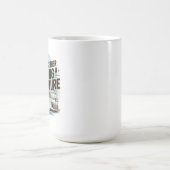 Das Leben ist entweder ein schreckliches Abenteuer Kaffeetasse (Mittel)