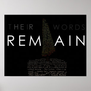 Das Leben ist ephemer Poster