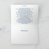 Das Leben ist ewig: Beileid Gedicht Inside Card Karte (Innenseite)