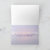 Das Leben ist ewige Liebe ist unsterblicher Karte (Innenseite)