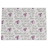 Das Leben ist für ein schlechtes Maniküre-Muster Große Geschenktüte (Vorderseite)