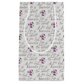 Das Leben ist für ein schlechtes Maniküre-Muster Kleine Geschenktüte (Vorderseite)