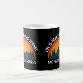 Das Leben ist für gute Freunde und große Abenteuer Kaffeetasse (Mittel)
