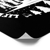 Das Leben ist für gute Freunde und große Abenteuer Poster (Ecke)